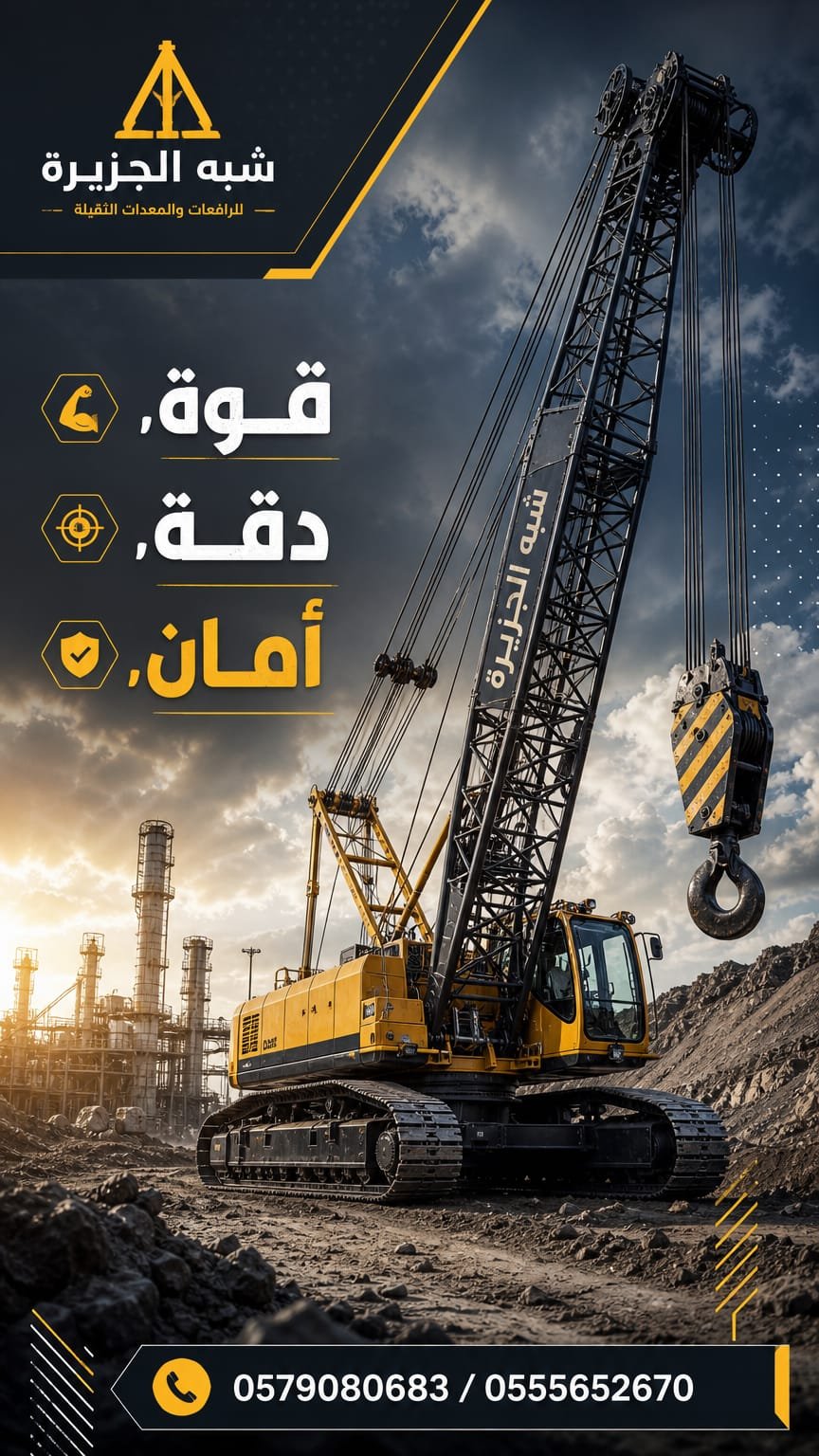 <span style="color:#B3541E !important;">🔥 عرض اليوم</span> - كرين _ ونش للتاجير في الرياض # ديزل جديد حديث في الرياض