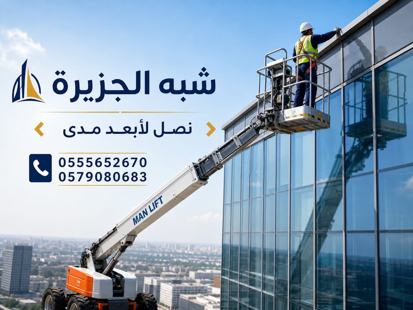 <span style="color:#B3541E !important;">🔥 عرض اليوم</span> - مان لفت _ بوم لفت للتاجير في الرياض # رافعة ذراعيه للتاجير في الرياض
